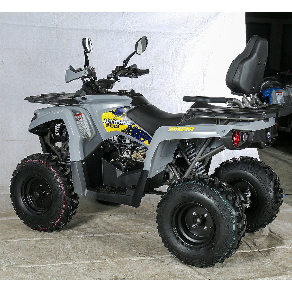 Квадроцикл MIKILON HAMMER U-38 200L Серый