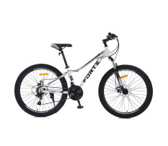Велосипед FORTE WARRIOR 26"/13", бело-черный