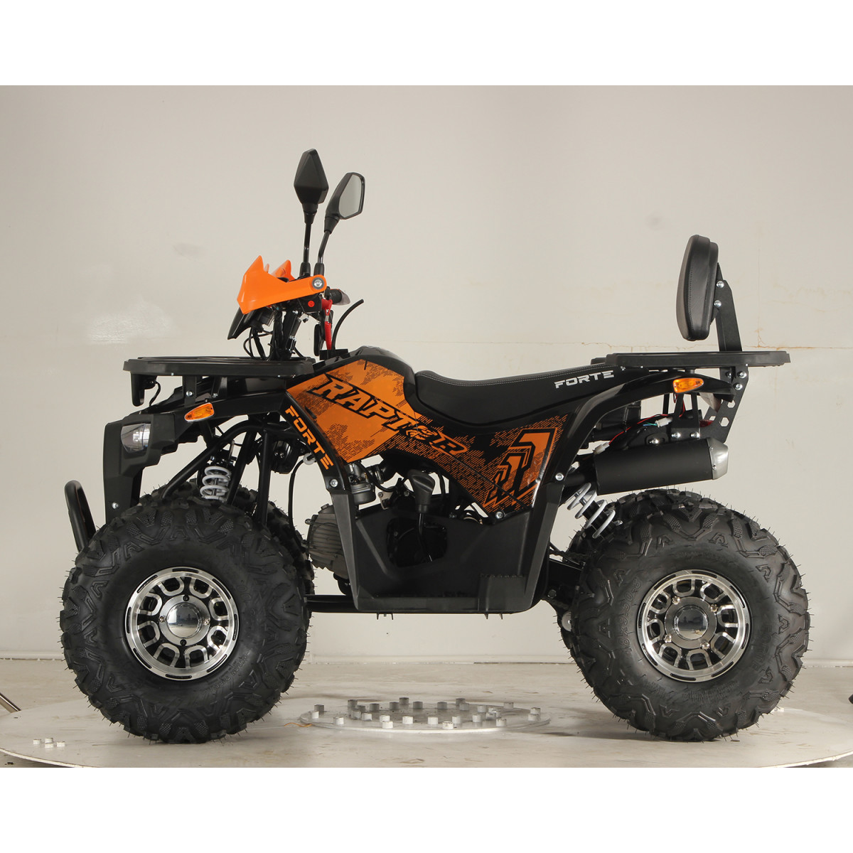 Квадроцикл FORTE ATV125P Чорно-помаранчевий