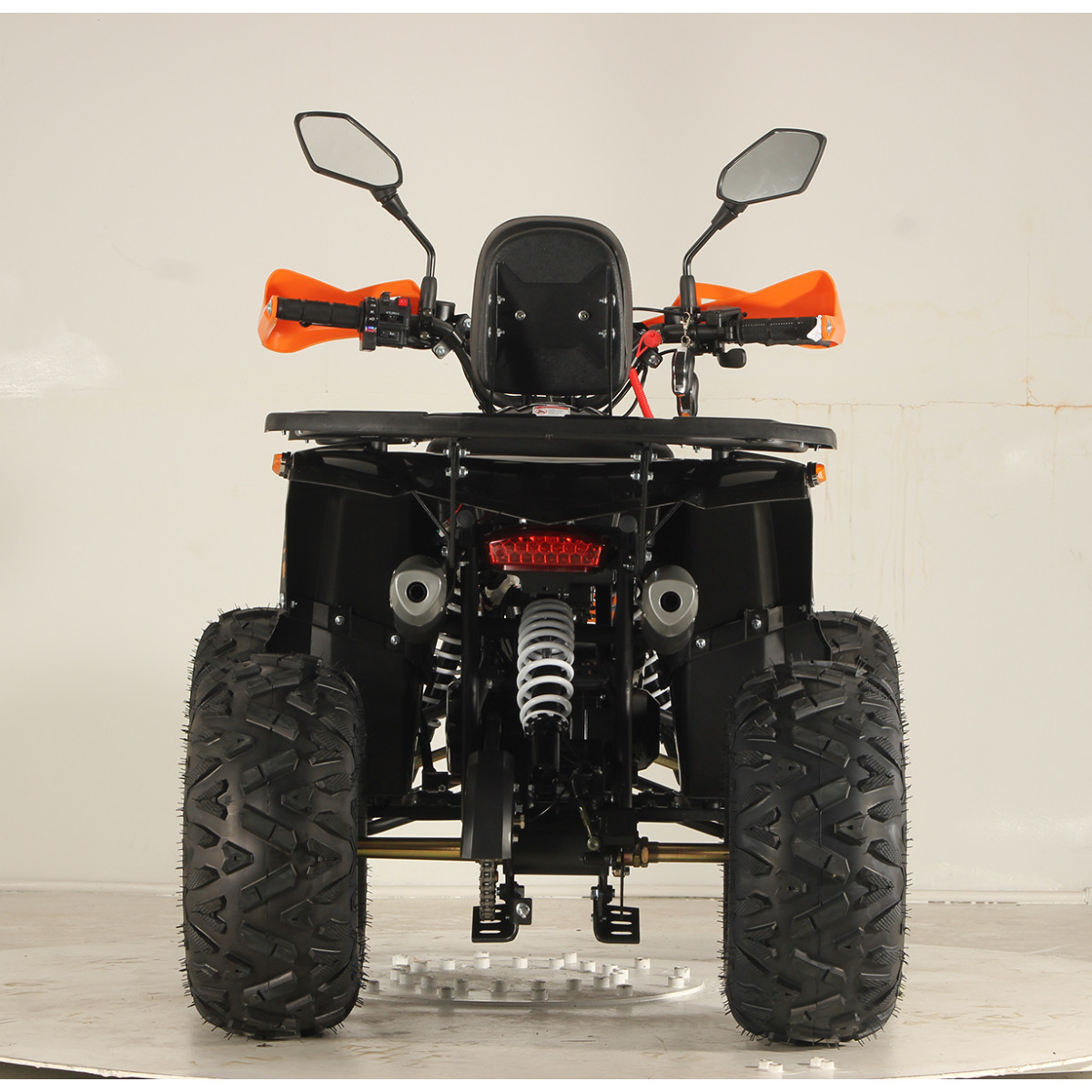 Квадроцикл FORTE ATV125P Чорно-помаранчевий