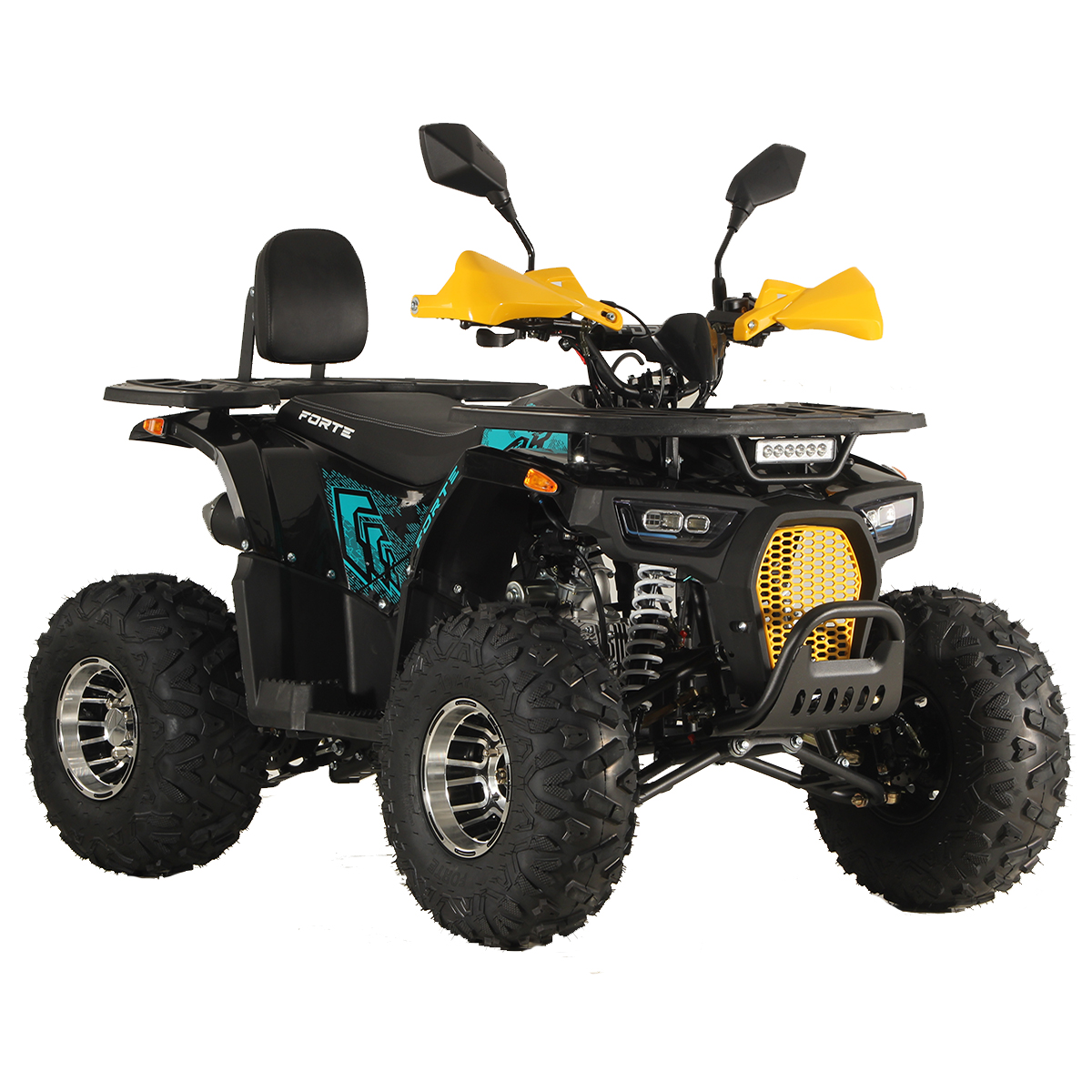 Квадроцикл FORTE ATV125P Голубовато-желтый