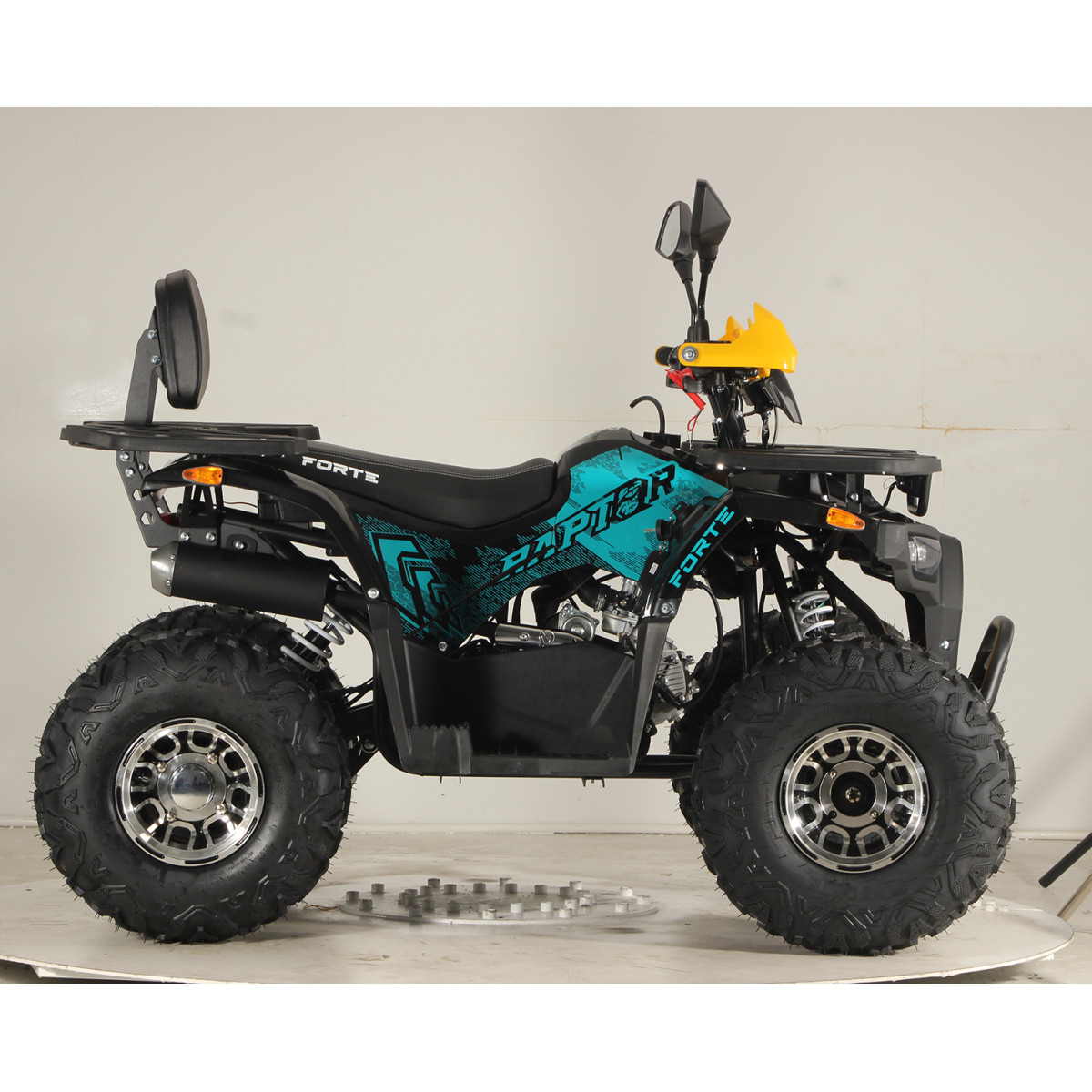 Квадроцикл FORTE ATV125P Голубовато-желтый