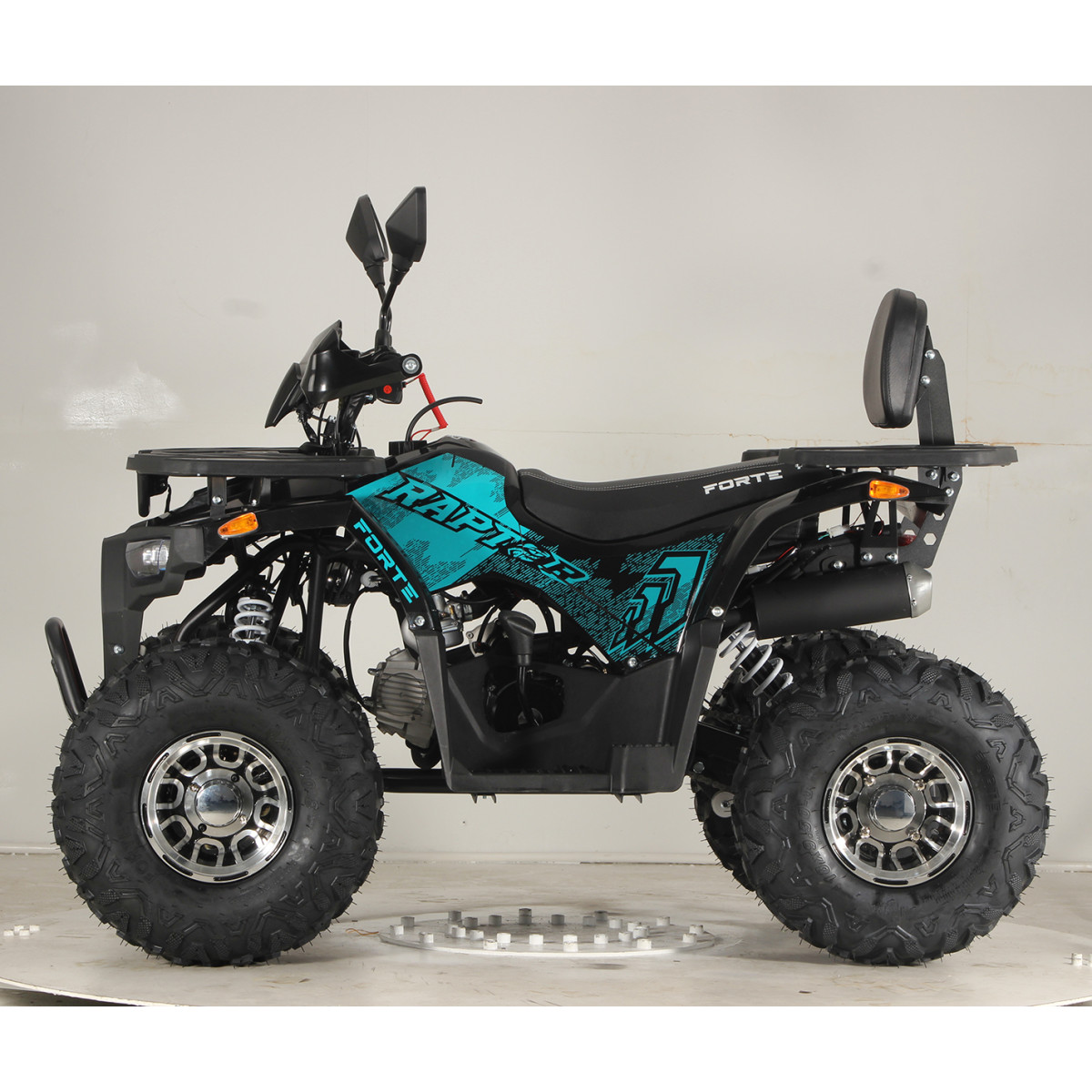 Квадроцикл FORTE ATV125P Блакитно-червоний