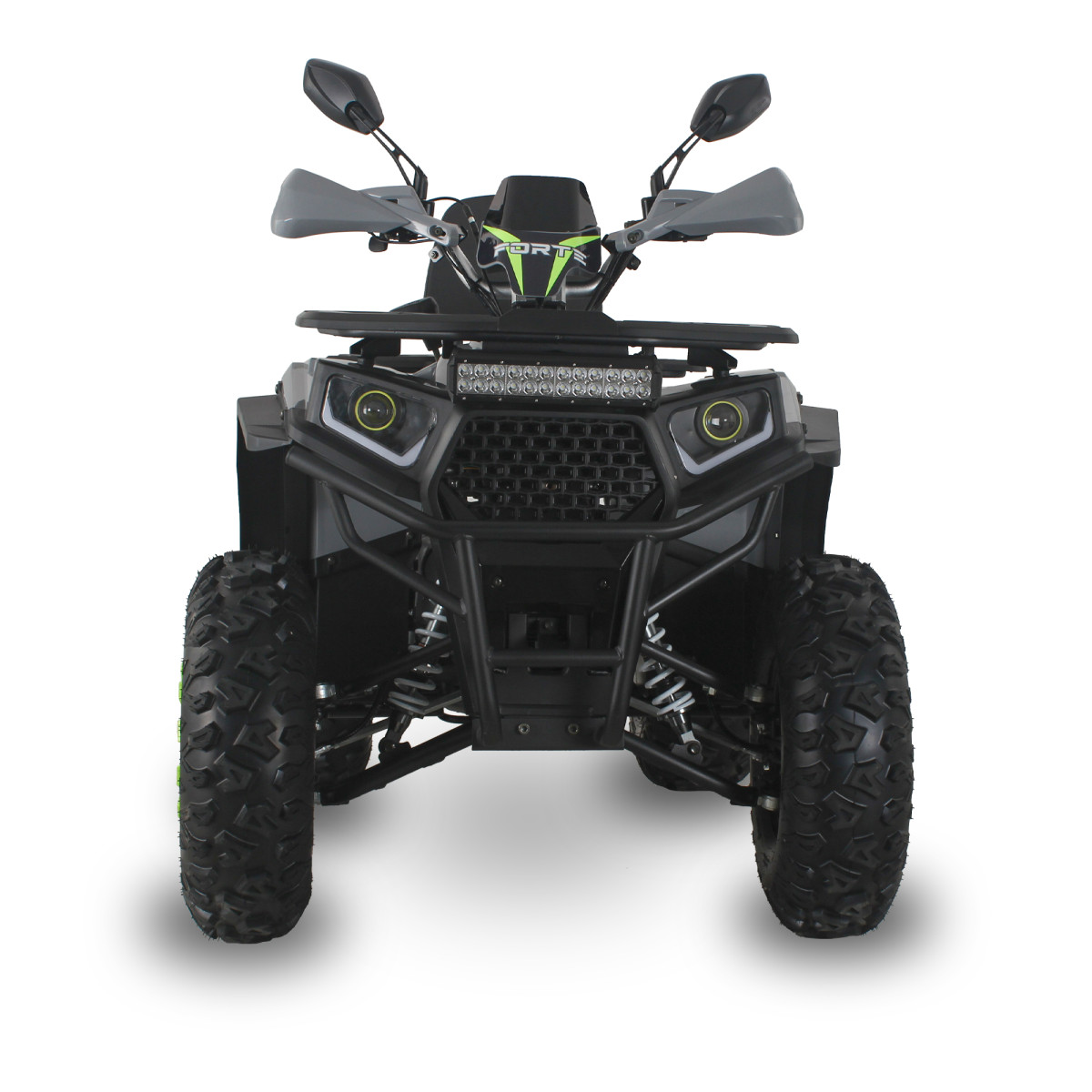 Квадроцикл FORTE ATV-200G Зелено-сірий