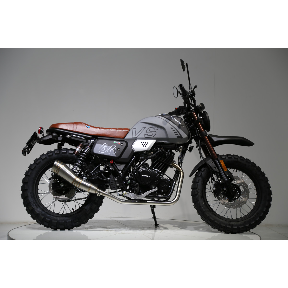 Мотоцикл FT250-F6 Forte Чорно-сірий