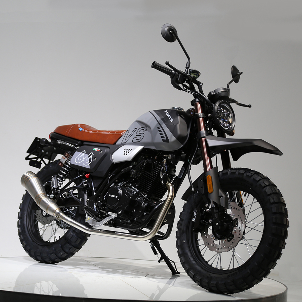 Мотоцикл FT250-F6 Forte Чорно-сірий