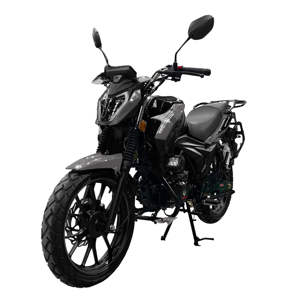 Мотоцикл BS-200 Forte Чорно-сірий