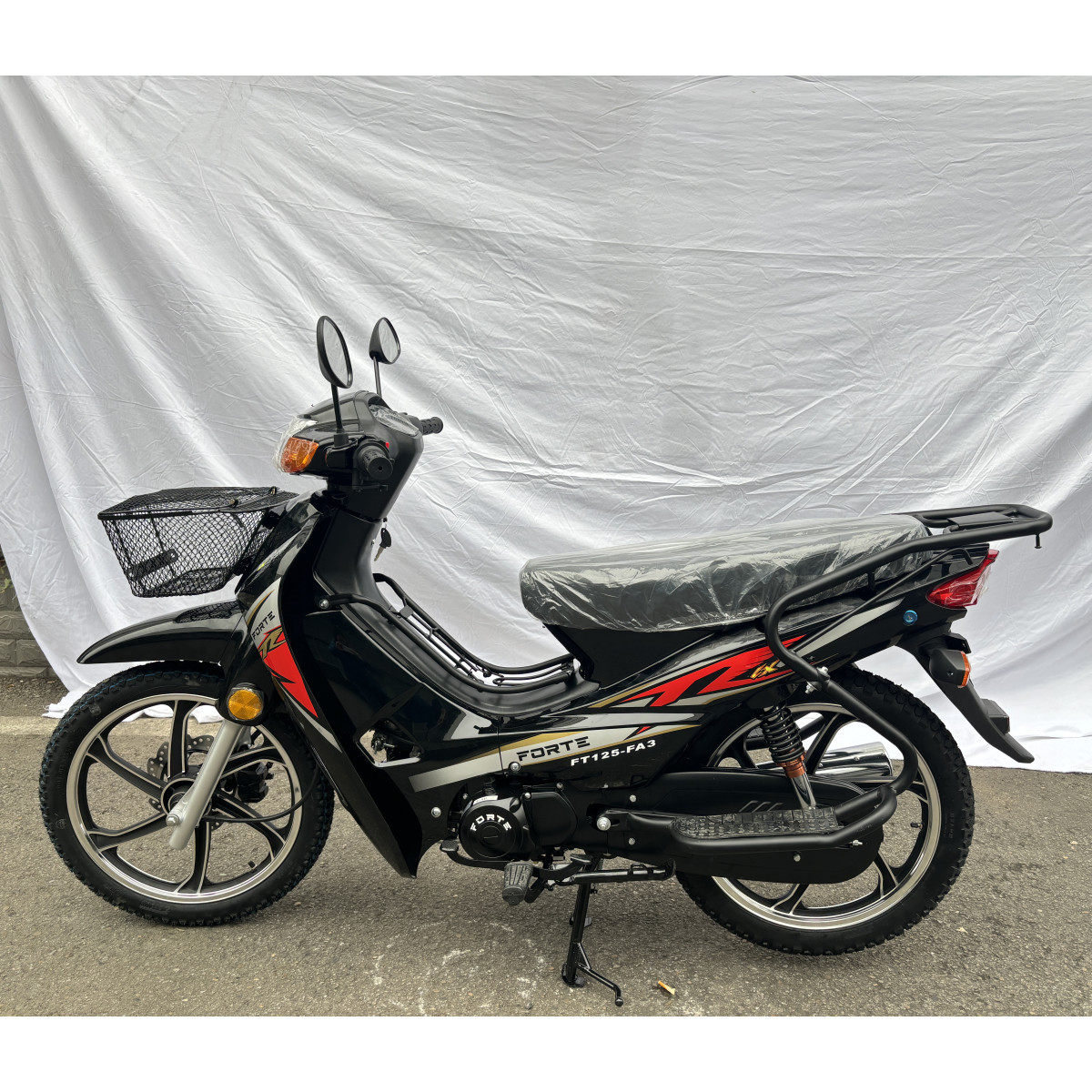 Мотоцикл FT125-FA3 Forte Чорний