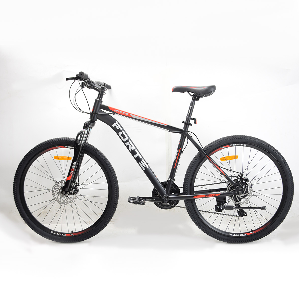 Велосипед Forte Braves МТВ 19"/27.5" (135373) оранжевый