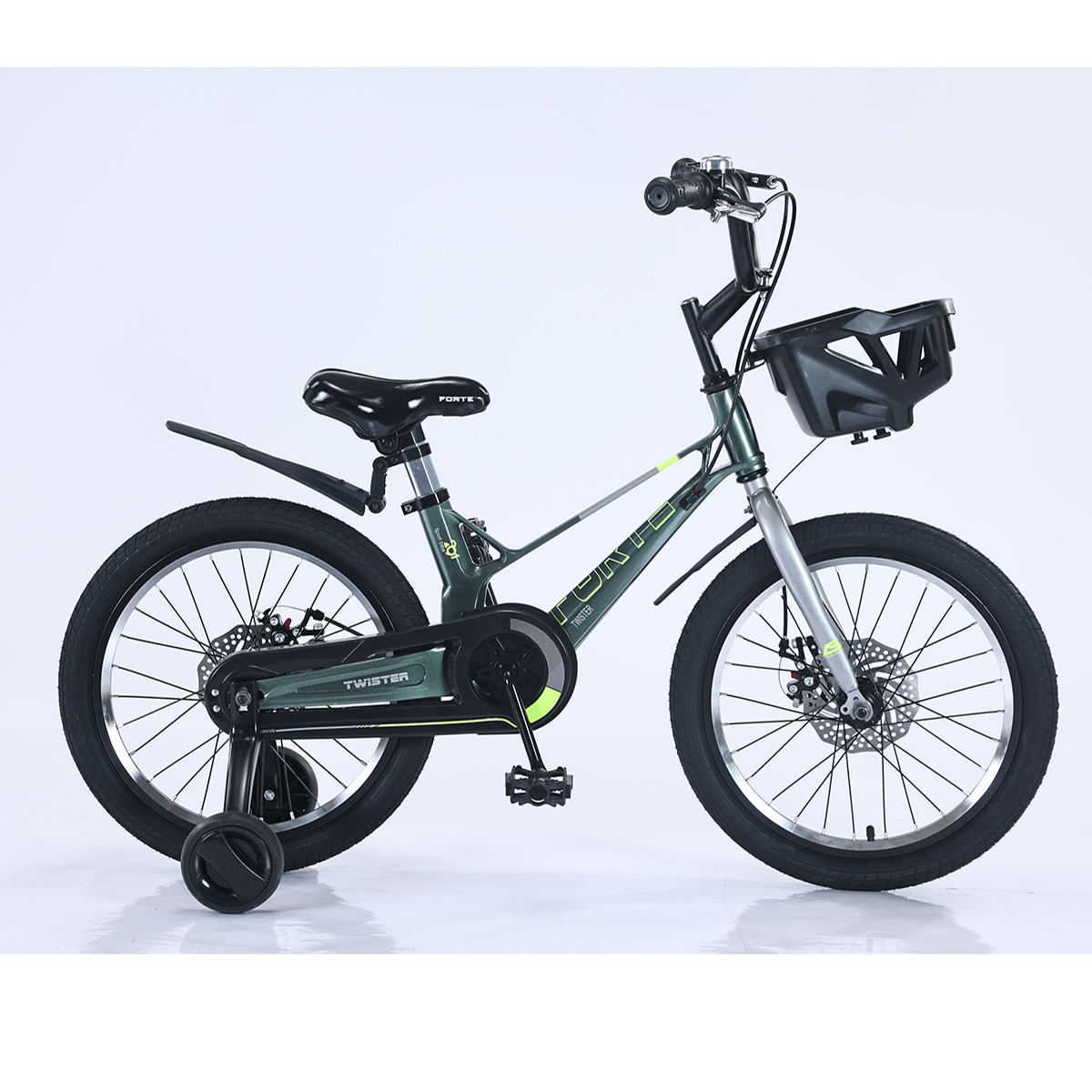 Дитячий велосипед Forte TWISTER 16" сіро-жовтий