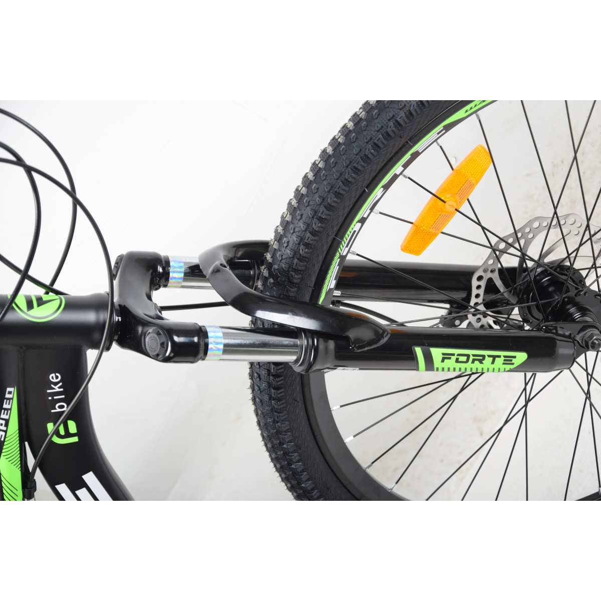 Велосипед FORTE WARRIOR 13"/ 26" чорно-жовтий (А)