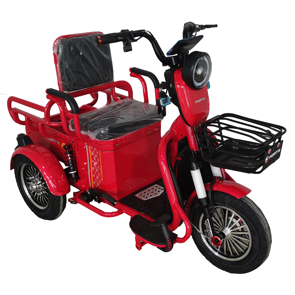 Електроскутер FORTE СARGO Червоний