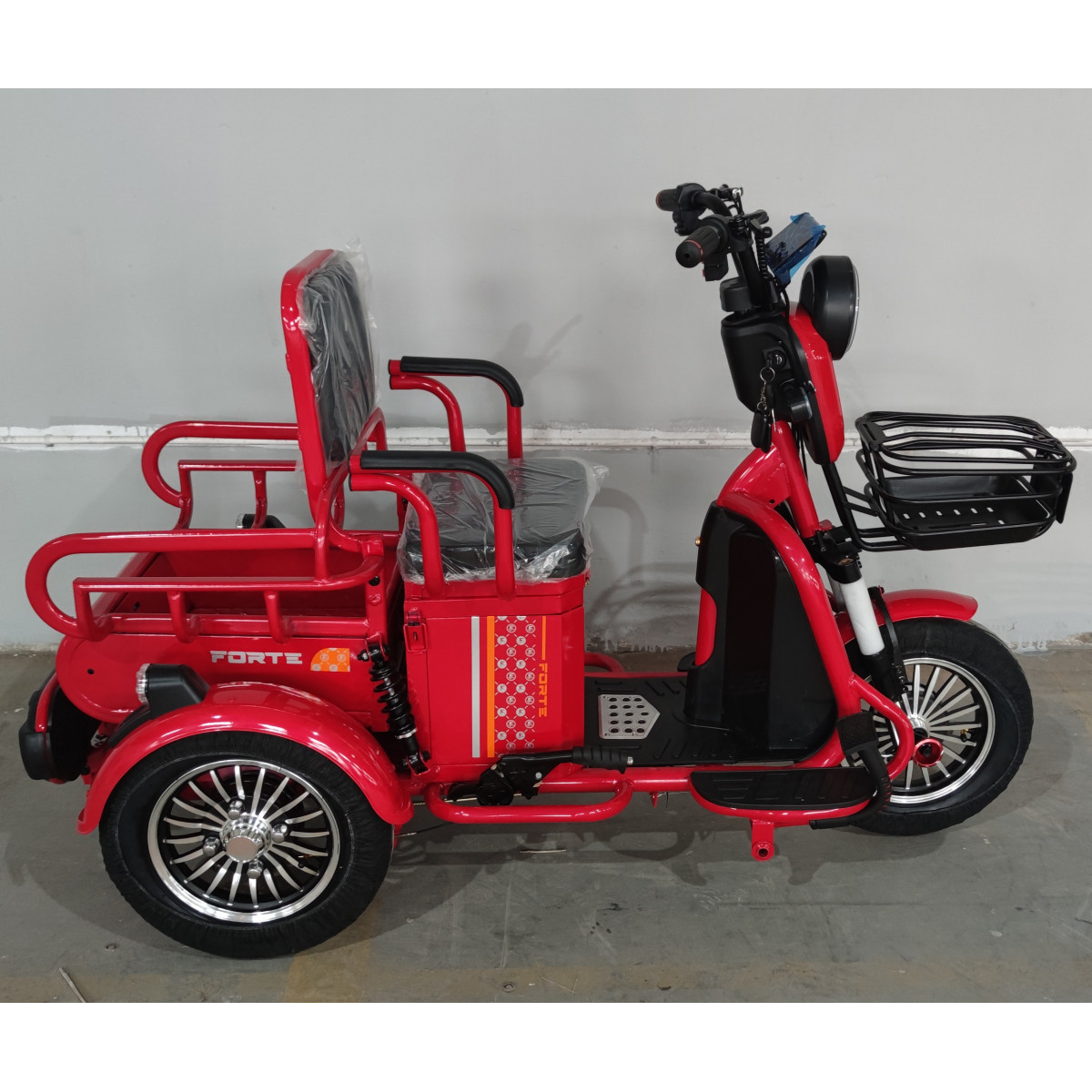 Електроскутер FORTE СARGO Червоний