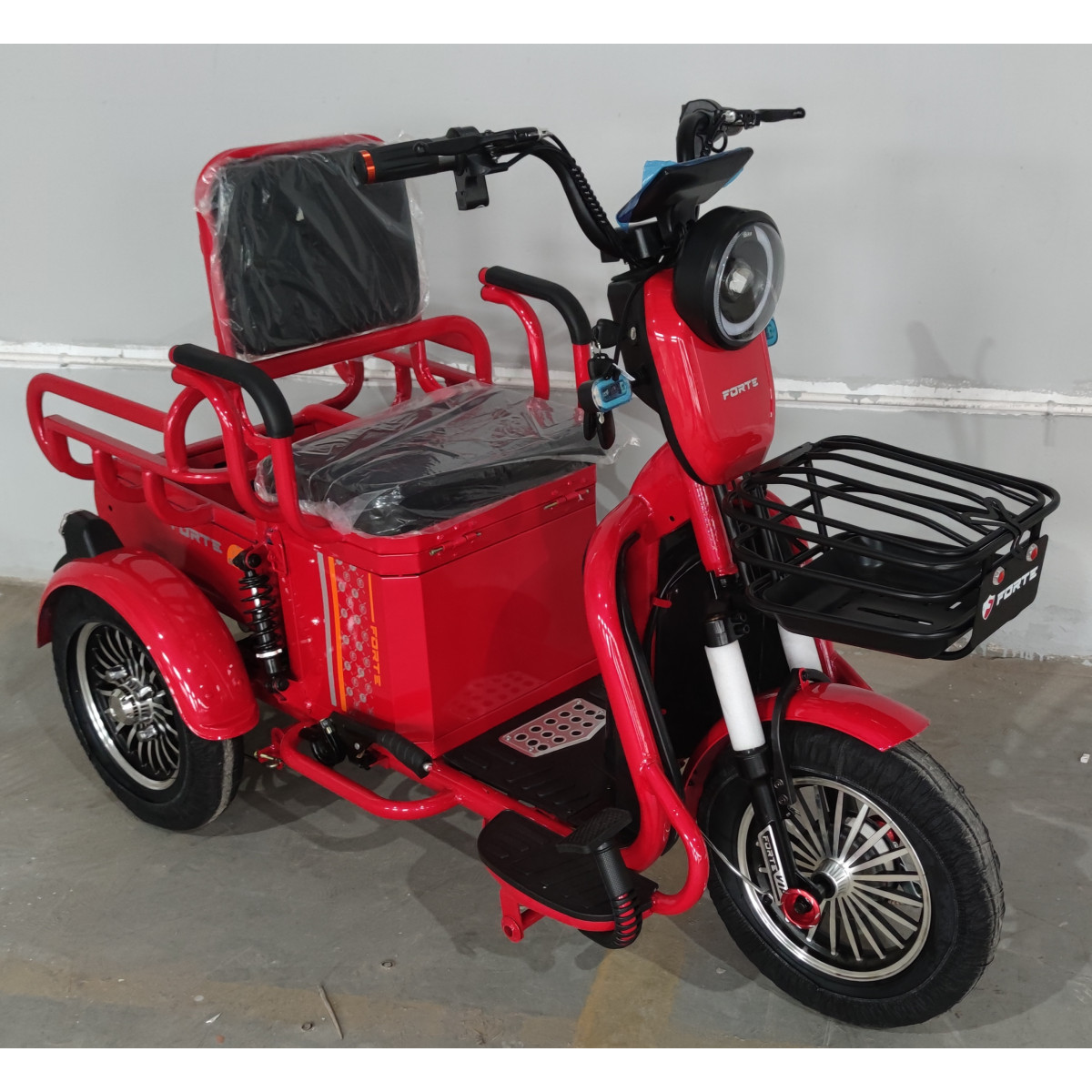 Електроскутер FORTE СARGO Червоний