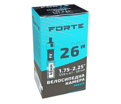 Велокамера FORTE Classic 26" х 1.75-2.25 FV Presta 48 мм