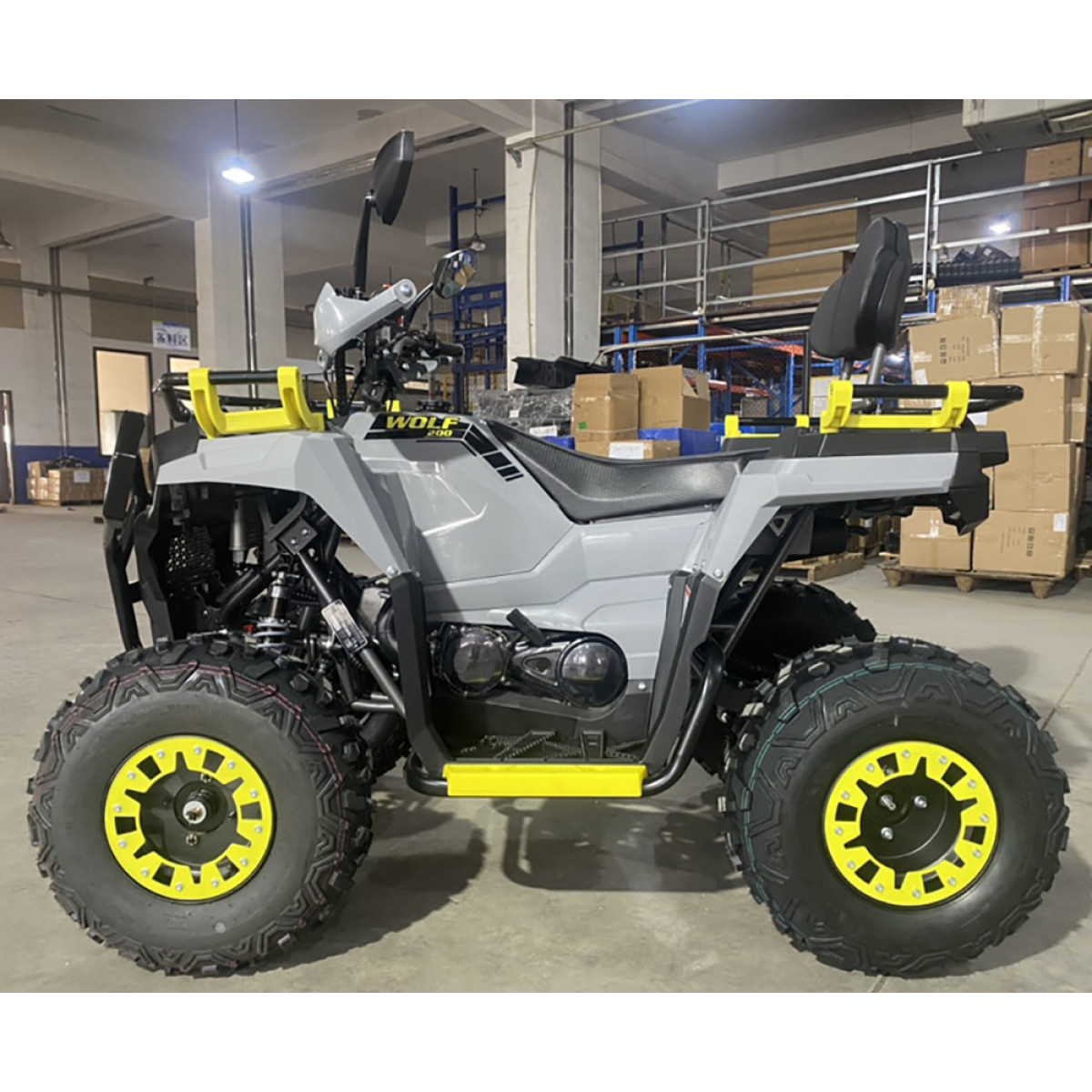 Квадроцикл MIKILON WOLF 200 сірий