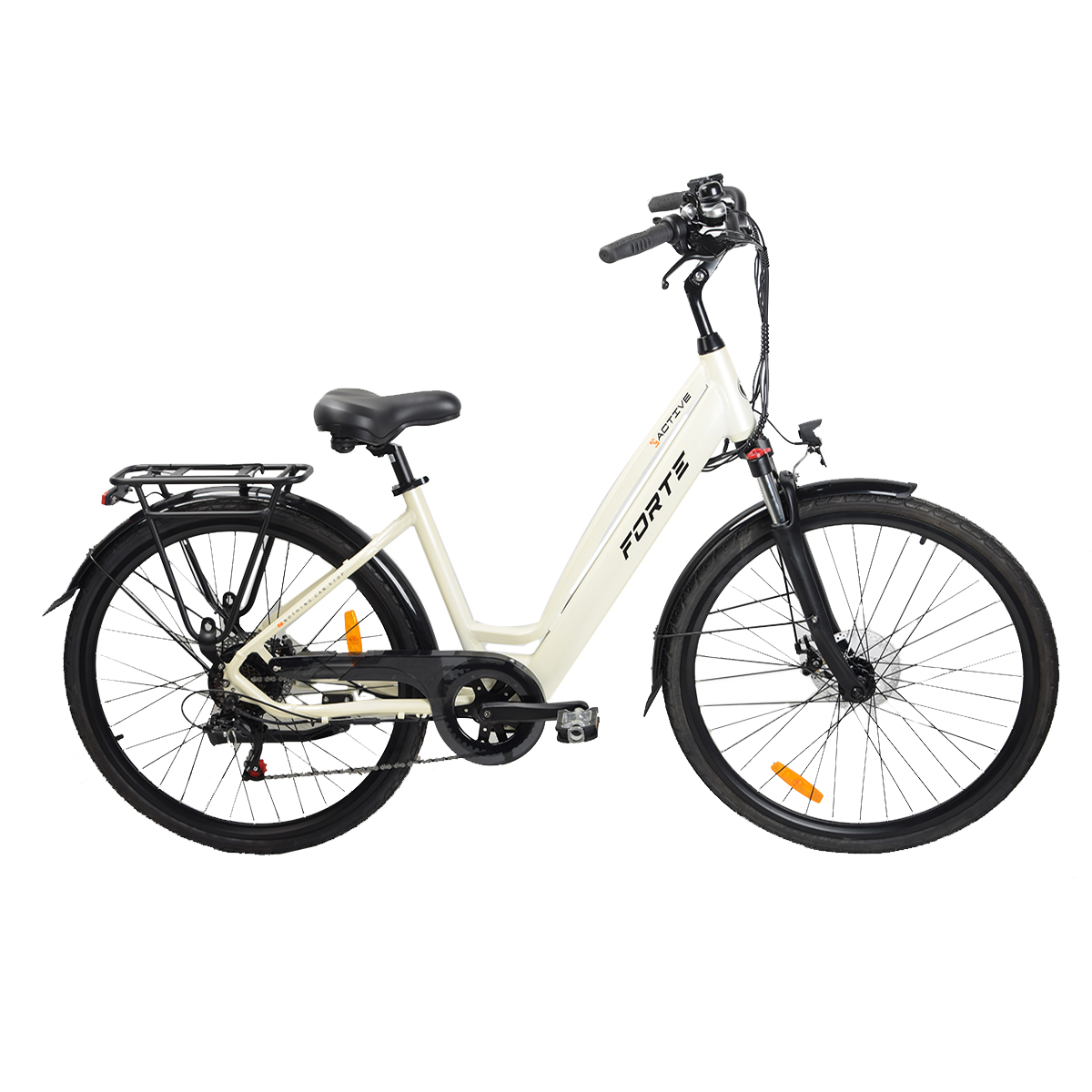 Велосипед акумуляторний FORTE ACTIVE 350Вт 36В/10Ач 17"/27,5" білий