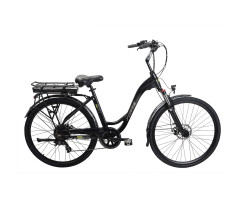 Велосипед акумуляторний FORTE ONIX 350Вт 36В/10Ач 19"/27,5" чорний