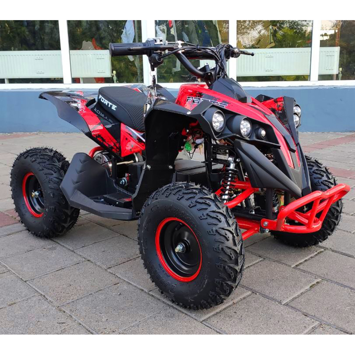 Квадроцикл акумуляторний FORTE ATV1200QB червоний