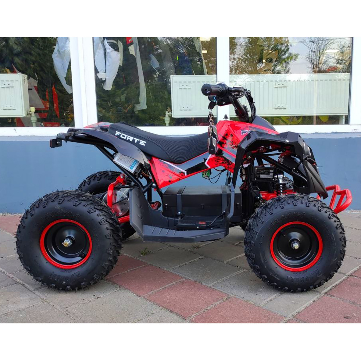 Квадроцикл акумуляторний FORTE ATV1200QB червоний