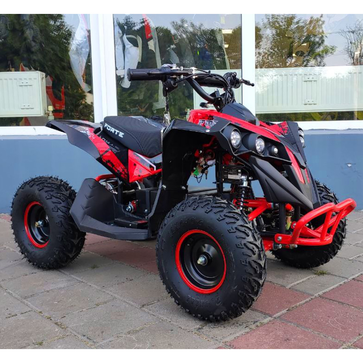 Квадроцикл акумуляторний FORTE ATV1200QB червоний
