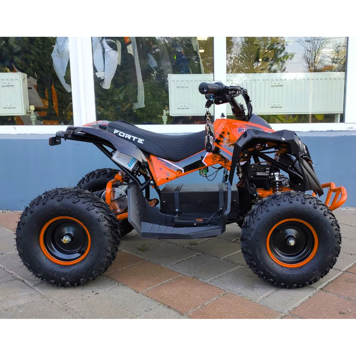 Квадроцикл аккумуляторный FORTE ATV1200QB Оранжевый