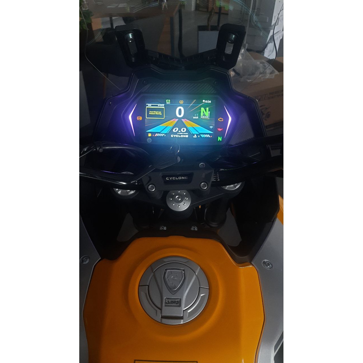 Мотоцикл CYCLONE RX401 Жовтий