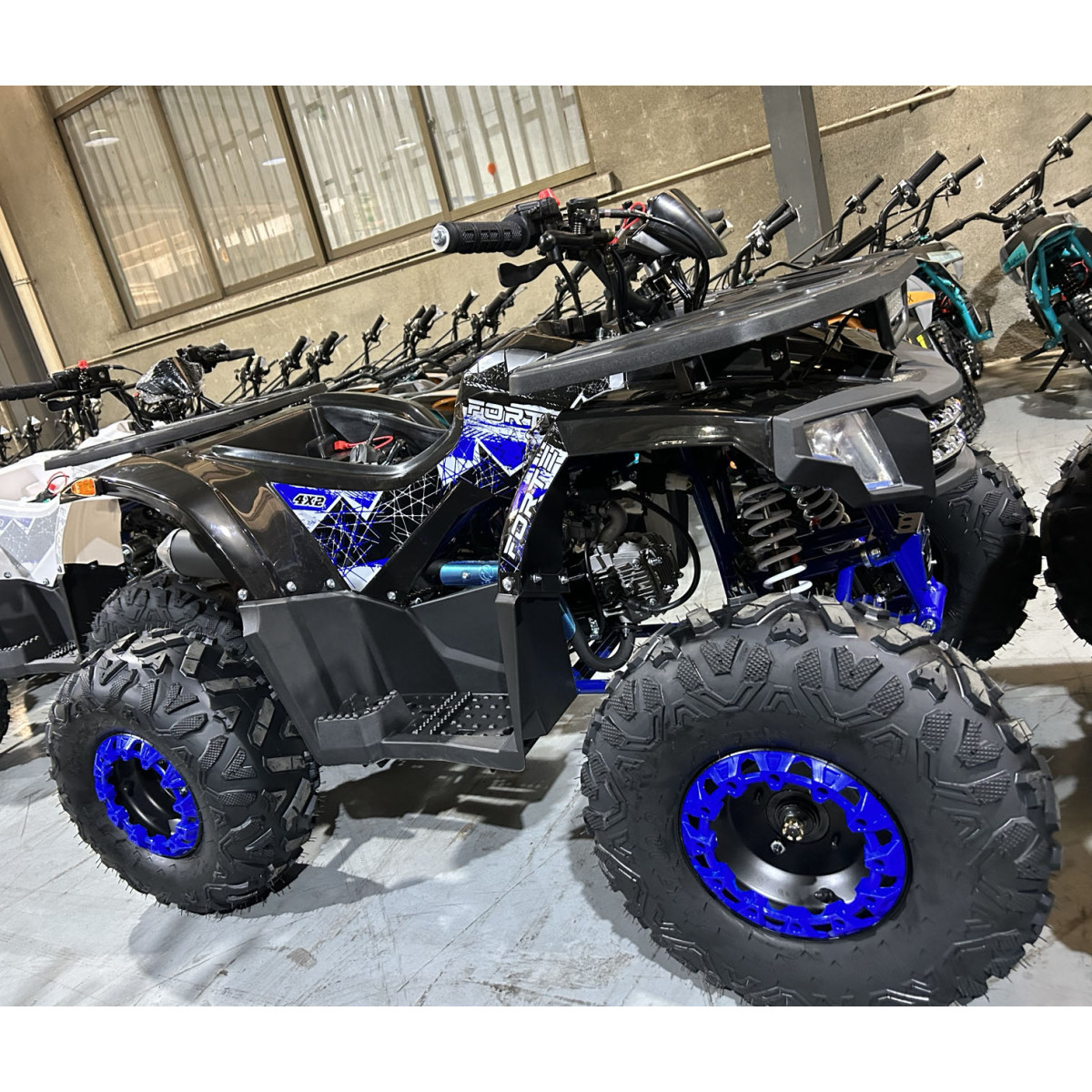 Квадроцикл FORTE ATV125F чорно-синій