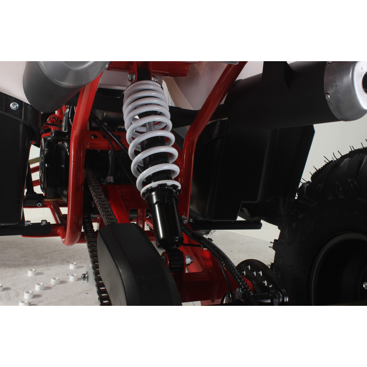 Квадроцикл FORTE ATV125F чорно-червоний