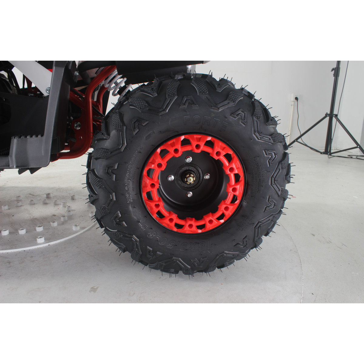 Квадроцикл FORTE ATV125F чорно-червоний