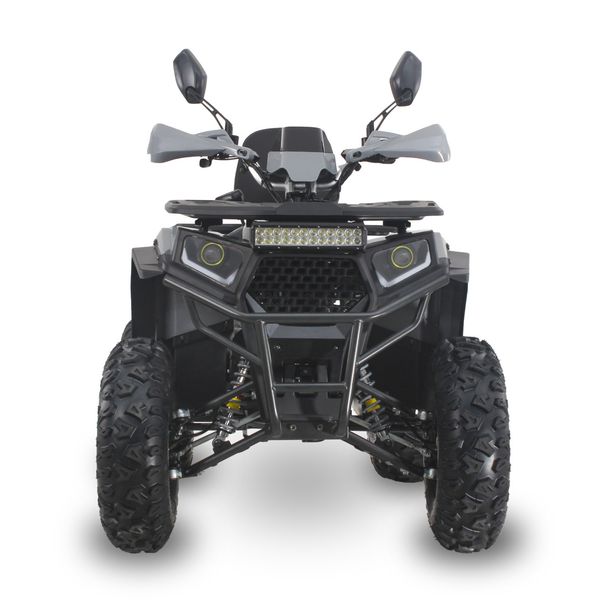 Квадроцикл FORTE ATV-200G PRO зелено-сірий