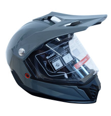 Мотошлем подростковый FORTE BLD-818-2 Серый M