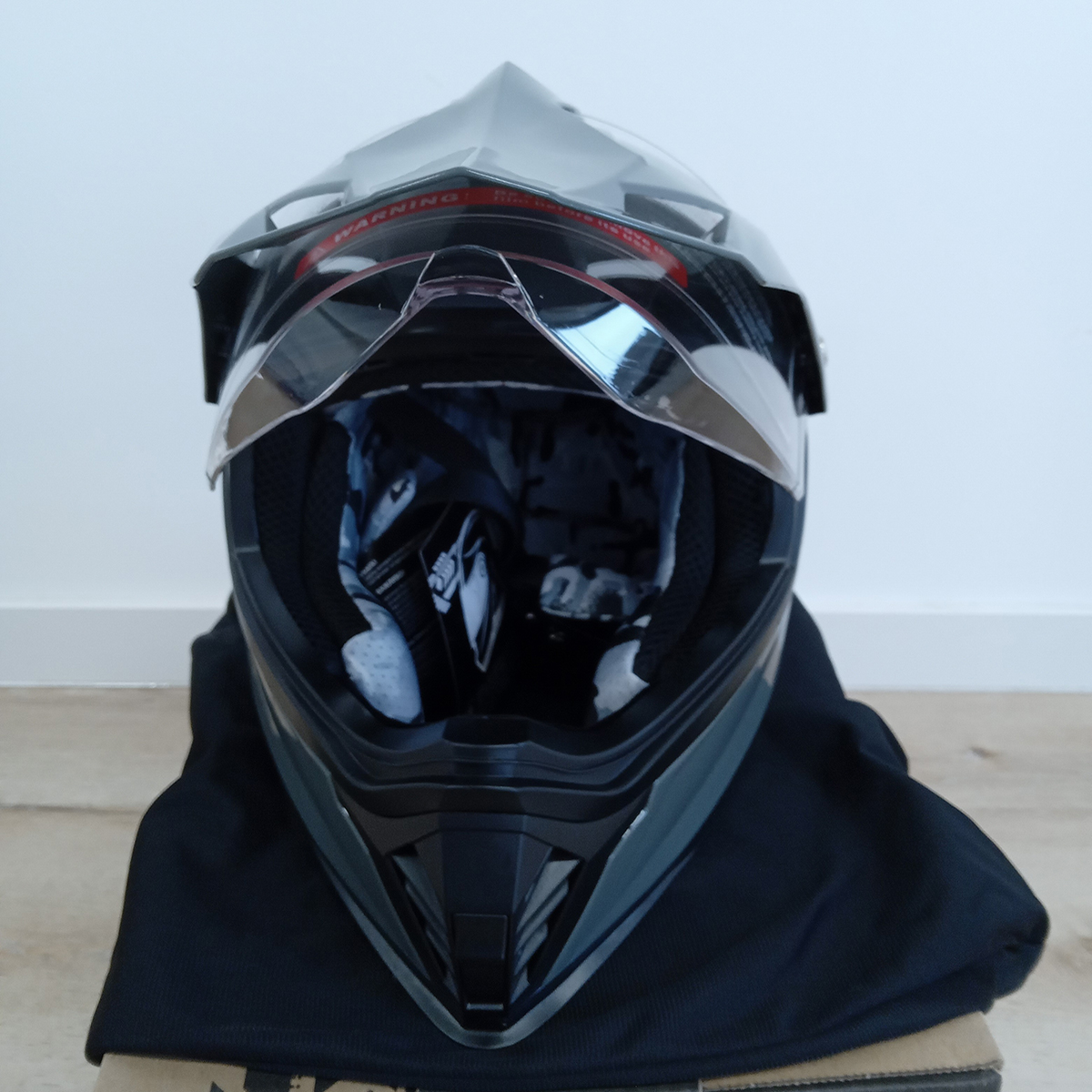 Мотошолом підлітковий FORTE BLD-818-2 Сірий L