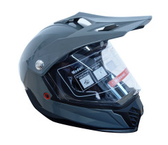 Мотошолом підлітковий FORTE BLD-818-2 Сірий XL