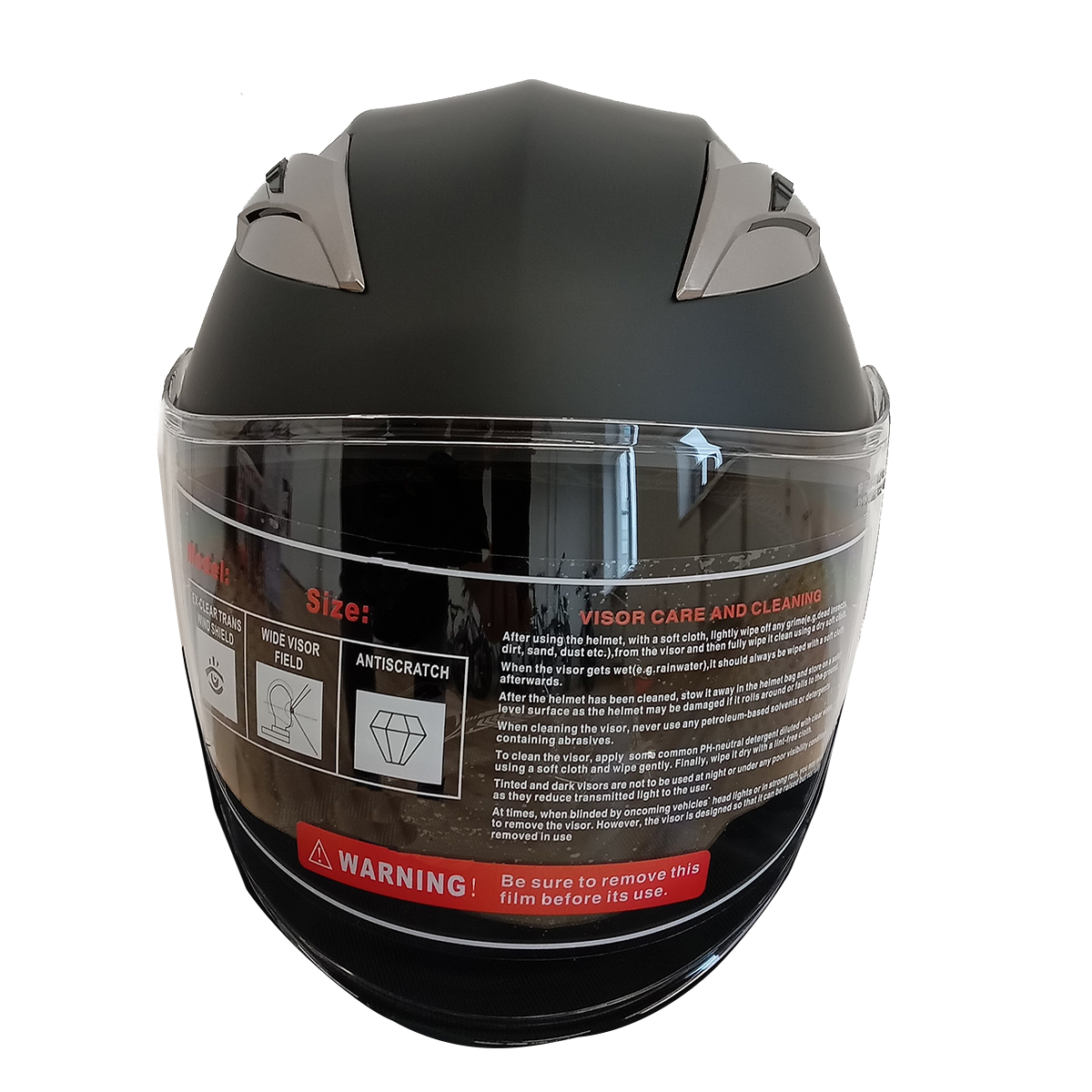 Мотошолом FORTE BLD-708 Чорний L