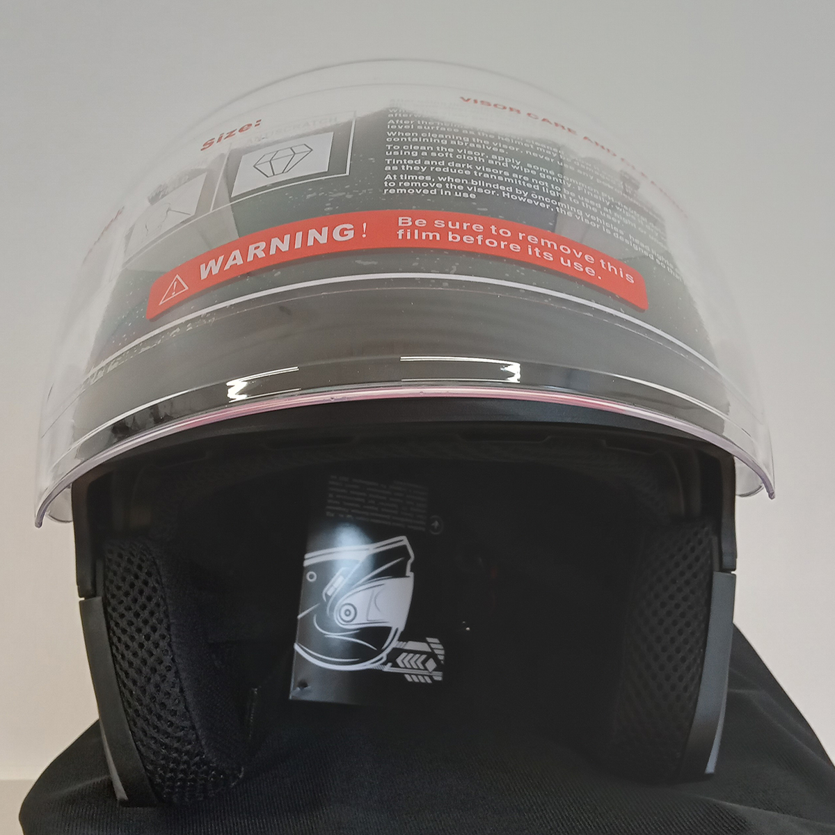 Мотошолом FORTE BLD-708 Чорний XL