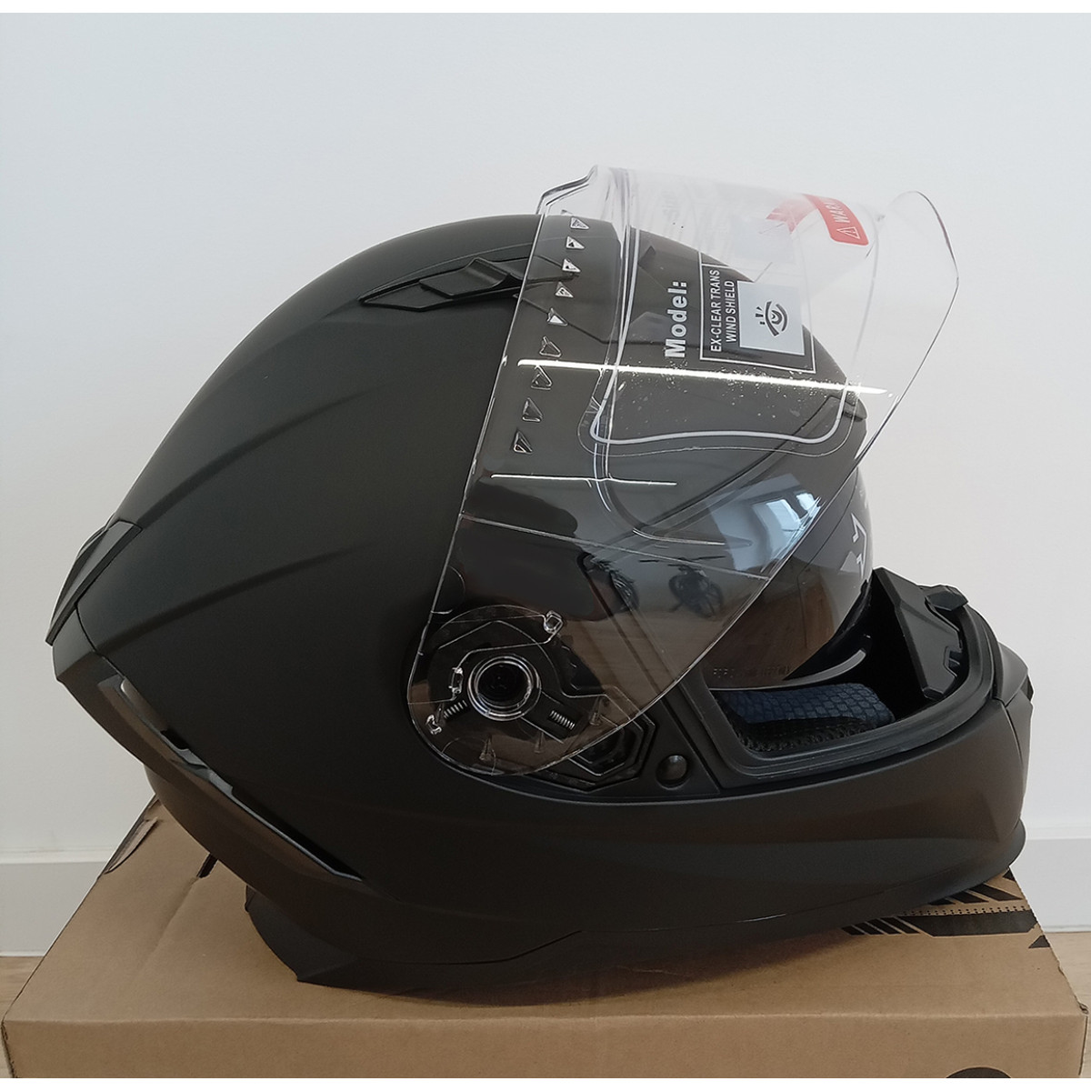 Мотошлем FORTE M69 Черно серый L