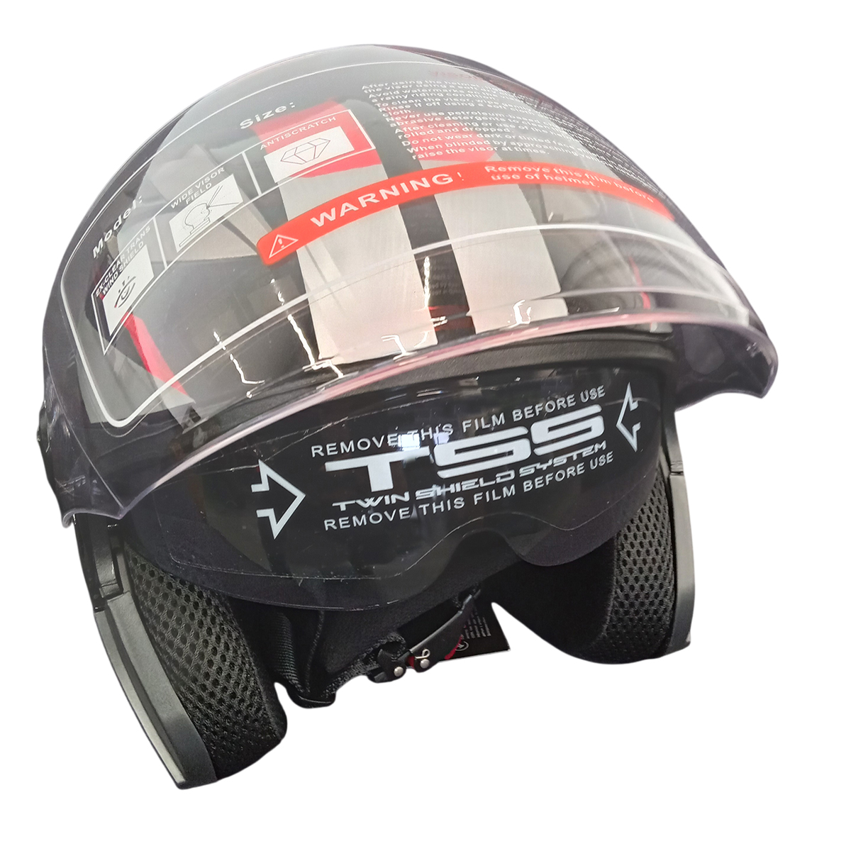 Мотошлем FORTE BLD-708 Черно-красный S