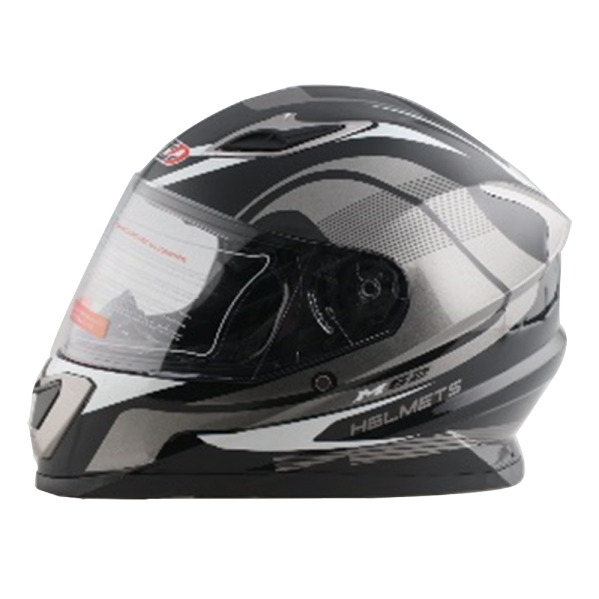 Мотошолом FORTE BLD-M62 Чорно-сірий S