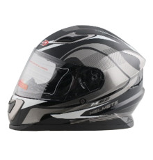 Мотошолом FORTE BLD-M62 Чорно-сірий L