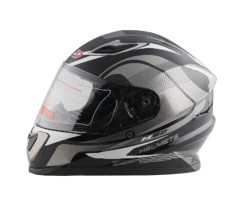 Мотошолом FORTE BLD-M62 Чорно-сірий L