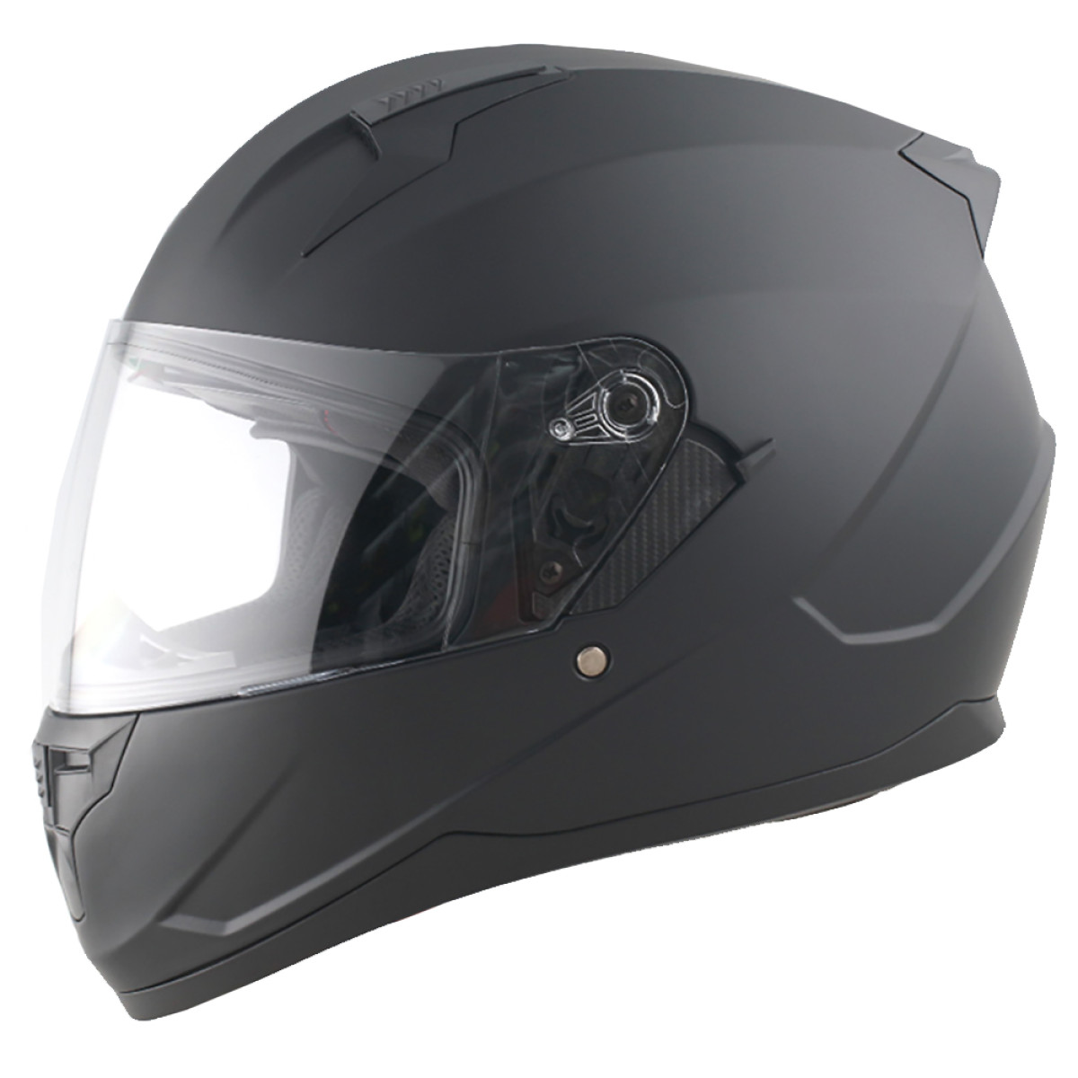 Мотошлем FORTE BLD-M62 Глянцевый Черный XL