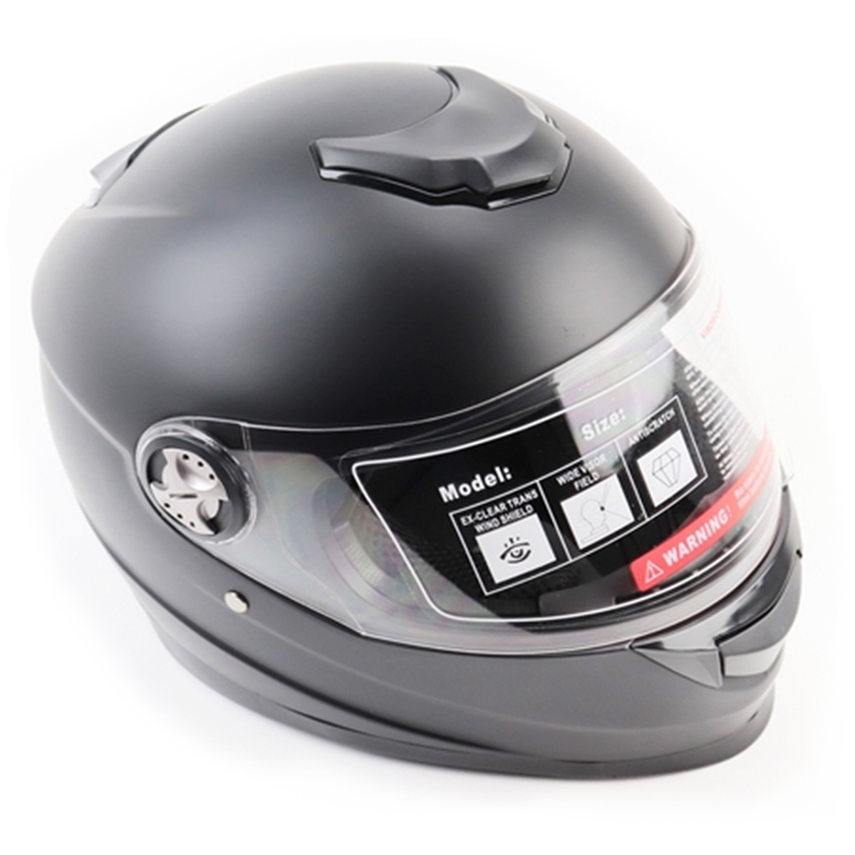 Мотошолом FORTE BLD-M65 Чорний XL