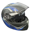 Мотошолом FORTE BLD-158 Чорно-синій M