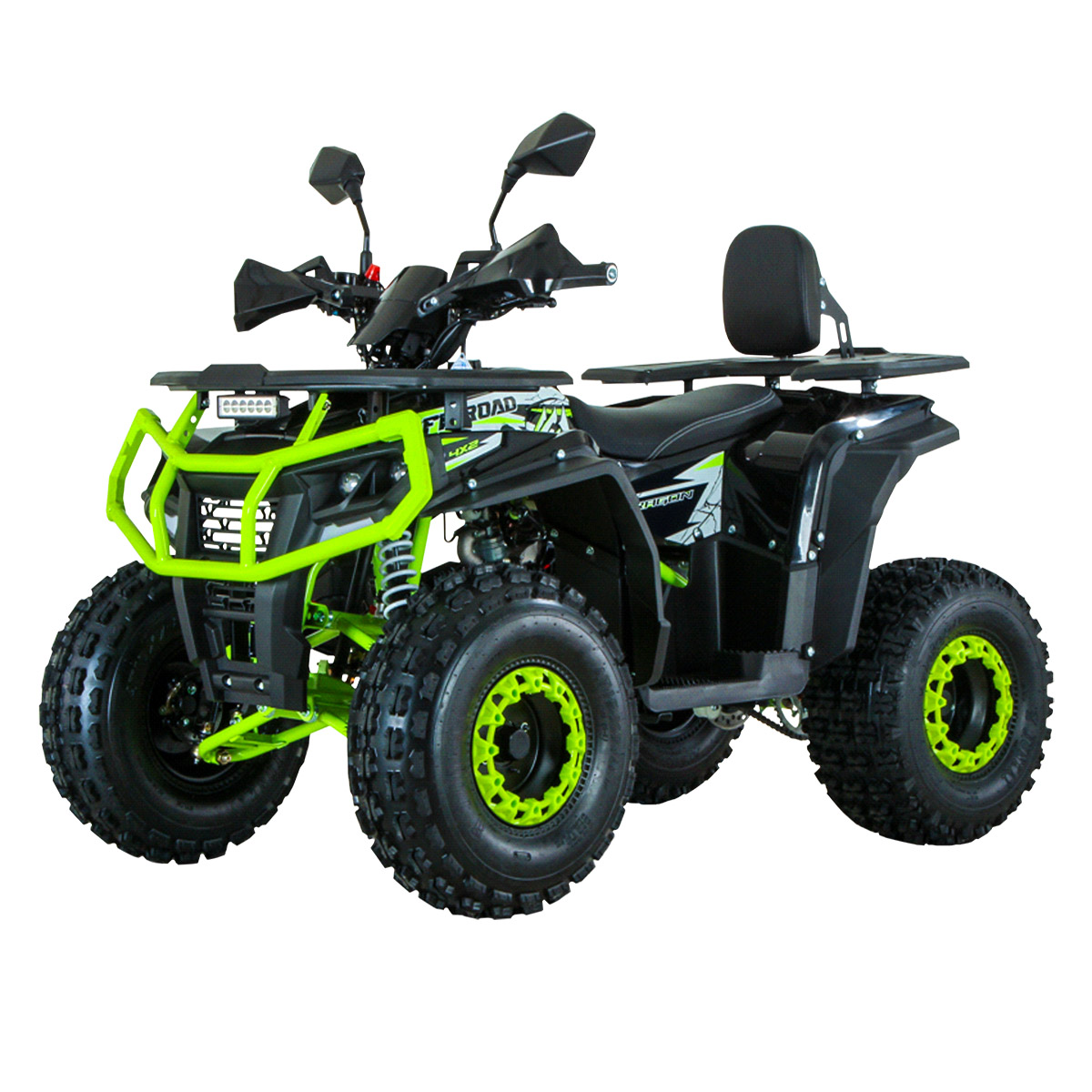 Квадроцикл FORTE AFP125 чорно-зелений
