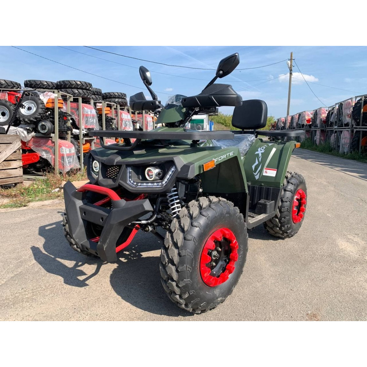 Квадроцикл FORTE SHARK II 200 зелений