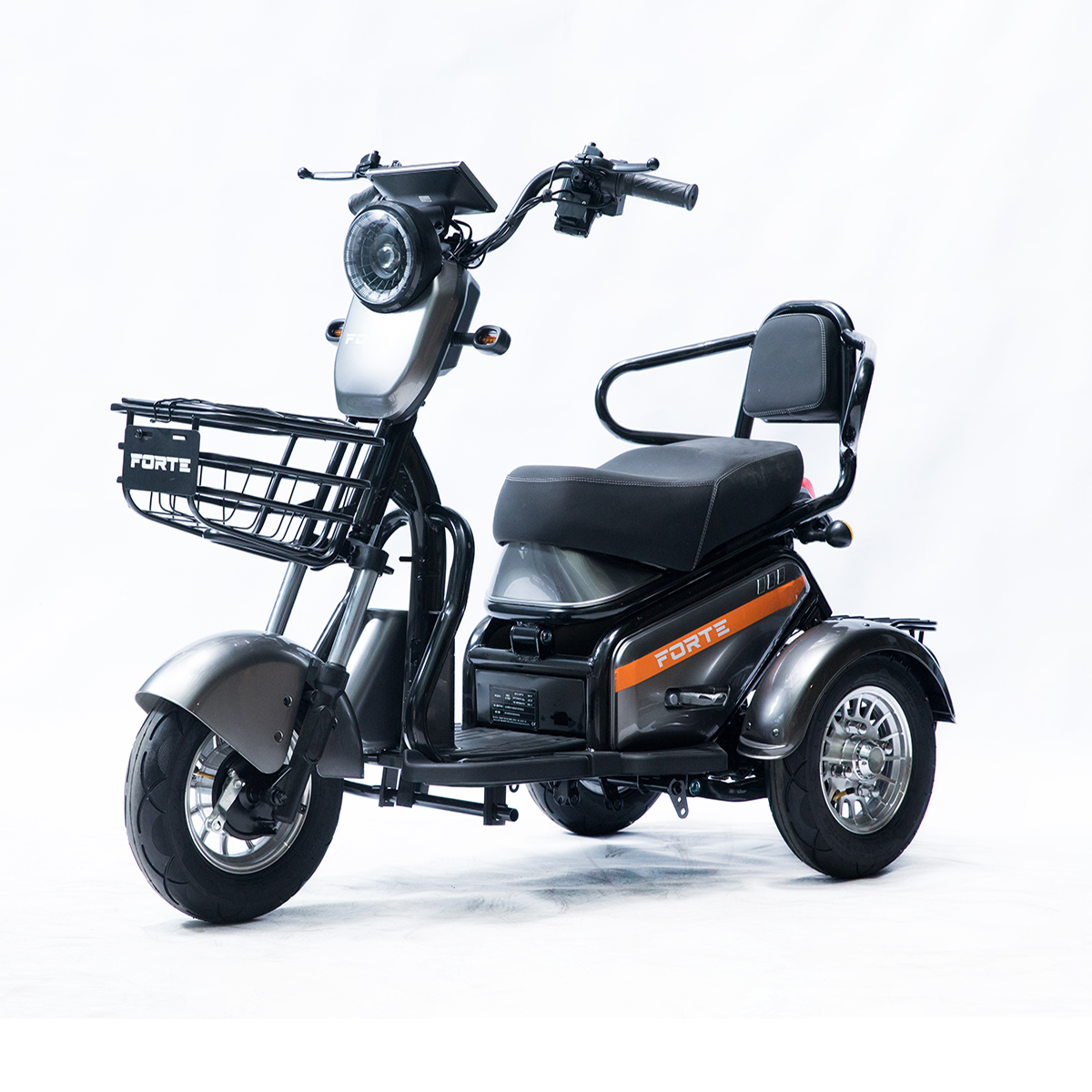 Трицикл аккумуляторный Forte S1-P600 Серый