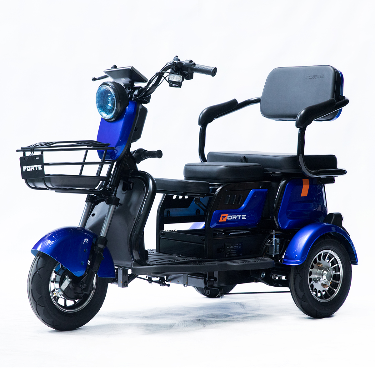 Трицикл аккумуляторный Forte Family-P600 Синий