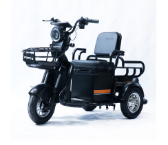 Трицикл акумуляторний Forte CARGO-P650 Чорний