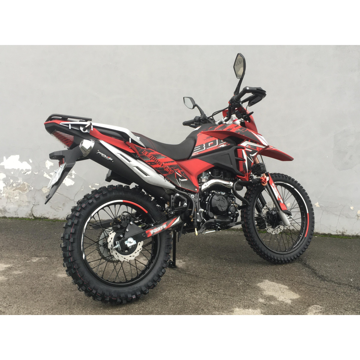 Мотоцикл Forte FT300GY-C5J Червоний